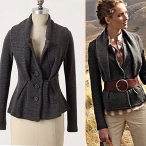 Anthropologie Gray Blazer
